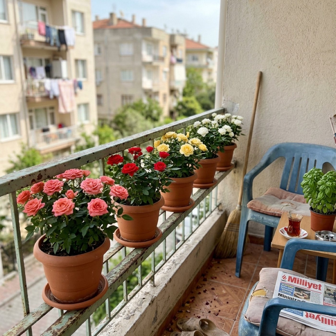 Bodur Gül Fidanı
