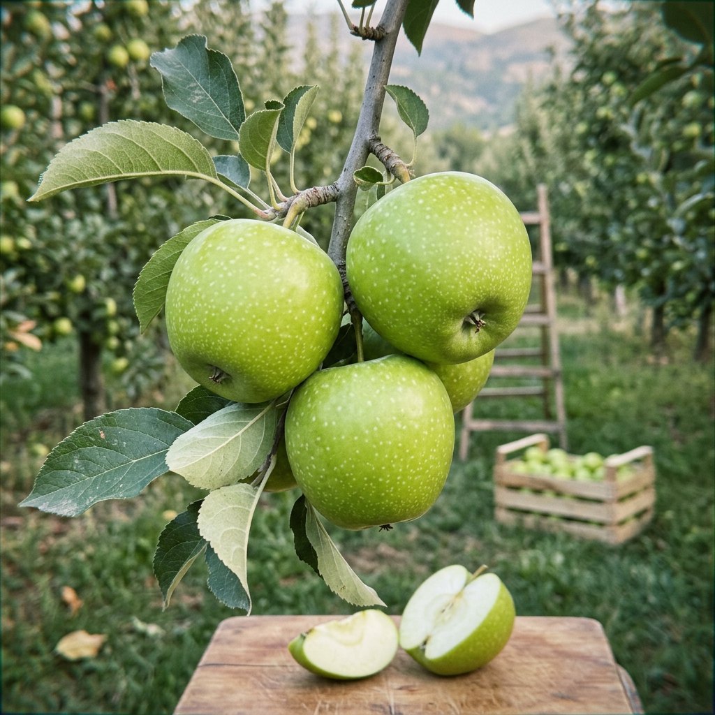 Granny Smith elma — dalında